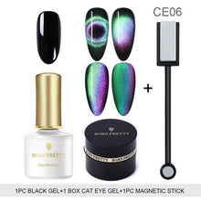 Load image into Gallery viewer, BORN PRETTY 9D Chameleon Cat Eye Nail Gel