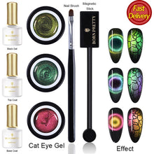 Load image into Gallery viewer, BORN PRETTY 9D Chameleon Cat Eye Nail Gel