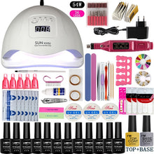 Load image into Gallery viewer, Nail Set UV LED Lamp Dryer With 18/12/10pcs