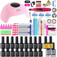 Load image into Gallery viewer, Nail Set UV LED Lamp Dryer With 18/12/10pcs